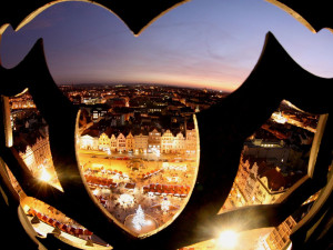 Pohled z věže chrámu sv. Bartoloměje