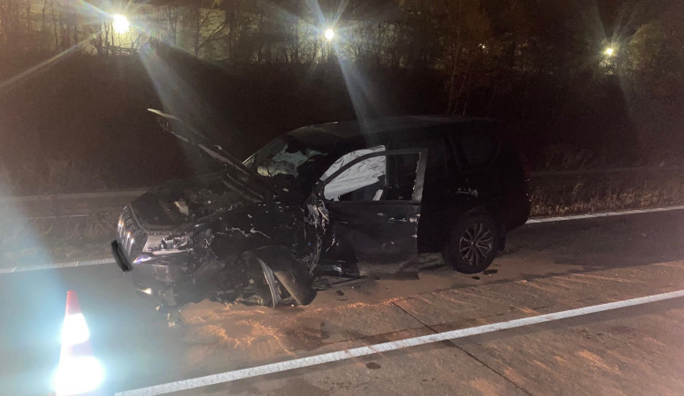 Cizinec vjel na dálnici do protisměru, způsobil srážku tří vozů