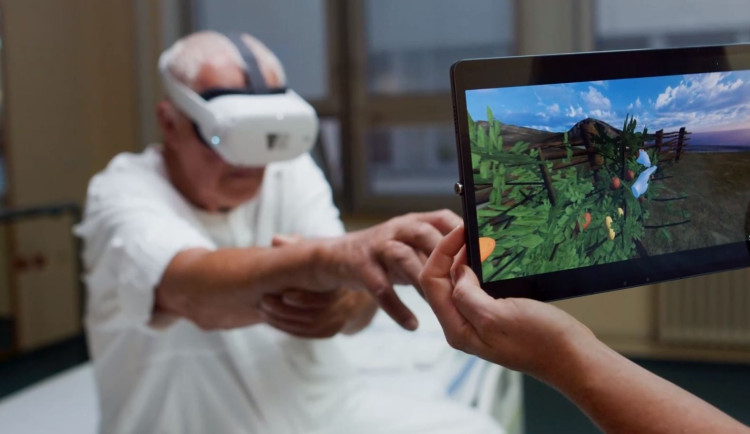 Pacienty bude v nemocnicích motivovat k pohybu virtuální realita