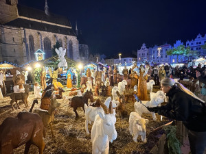 Stovky návštěvníků přilákaly v den zahájení velkolepé Adventní trhy v Plzni. Jsou největší v celém Česku