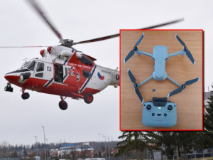 Hasiči získali dron zvědavého Vietnamce, kterým ohrozil zásah záchranářského vrtulníku s těžce zraněnou ženou