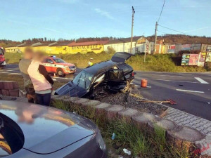 Při dopravní nehoda se zranilo celkem pět osob, foto: Michal Holý