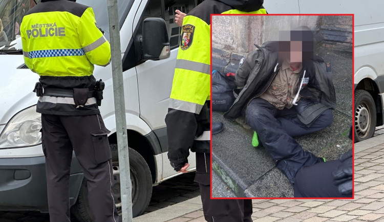 Tento muž se snažil po bitce uprchnout, ale byl dopaden a skončil v poutech