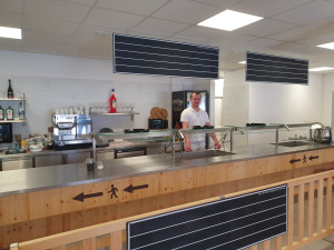 Interiér nové restaurace