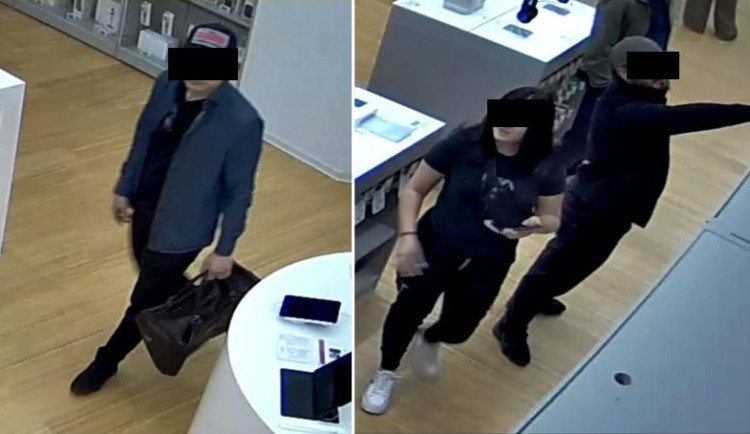 Krádež iPhonů za milion korun bude objasněna. Policii se podařilo zjistit totožnost všech podezřelých osob