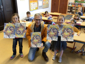 Na tvorbě kalendáře se podíleli žáci plzeňské školy Martina Lutera.