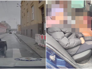 VIDEO: Řidič pod vlivem vezl v autě nepřipoutané děti, navíc nedal přednost projíždějícím policistům