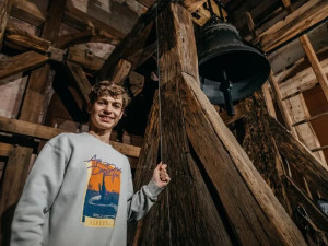 Čtrnáctiletý Bruno je jedním z nejmladších zvoníků v Česku, zvony umí rozeznít i opravit
