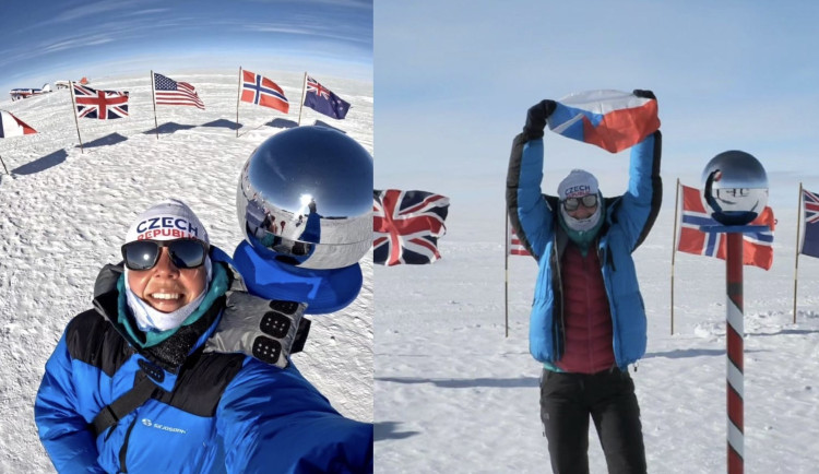 Loni zdolala zubařka z Přeštic jako teprve třetí Češka Mount Everest. Teď dobyla Jižní pól a čeká ji výstup na nejvyšší horu Antarktidy