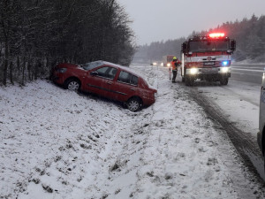 Nehoda na přivaděči u Sulkova