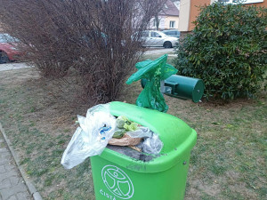Takto ještě před týdnem vypadaly košíky na Doubravce