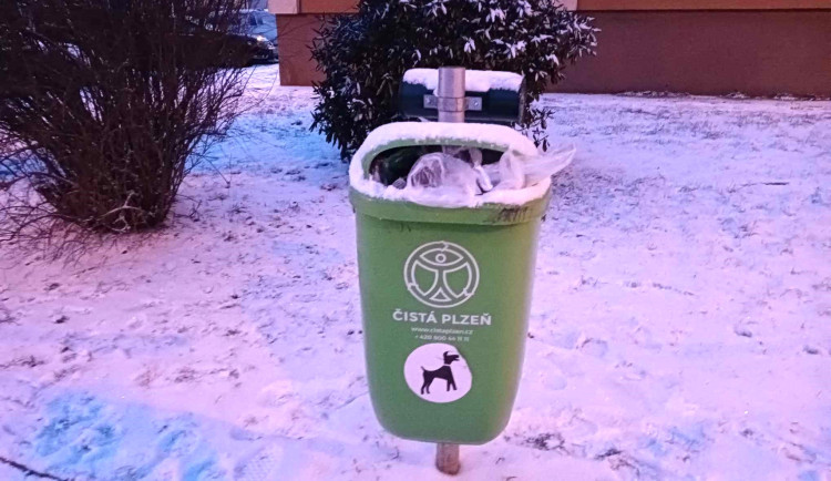 Takto ještě před týdnem vypadaly košíky na Doubravce