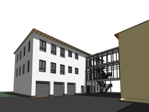 Vizualizace nového pavilonu