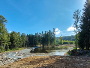 Nádrž "U Trojky" u obce Bystřice u Bělé nad Radbuzou