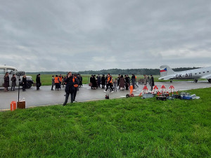 Filmaři si oblíbili letiště Líně u Plzně, natáčeli tam životopisný film o Nicholasi Wintonovi