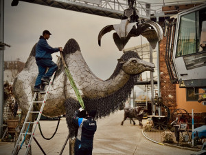 Výroba velbloudice v Kovozoo