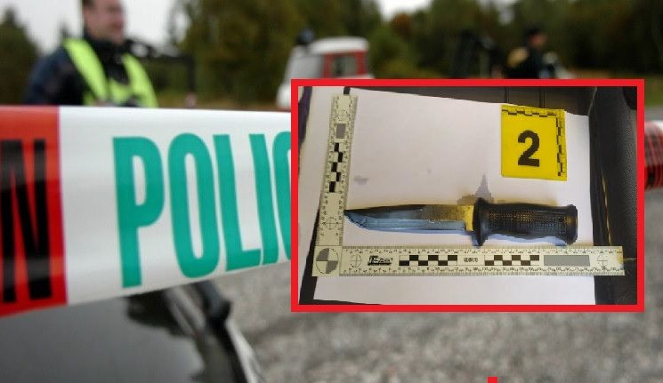 Pachatel použil k vraždě přítelkyně tento nůž, který pak po činu zahodil do rybníka