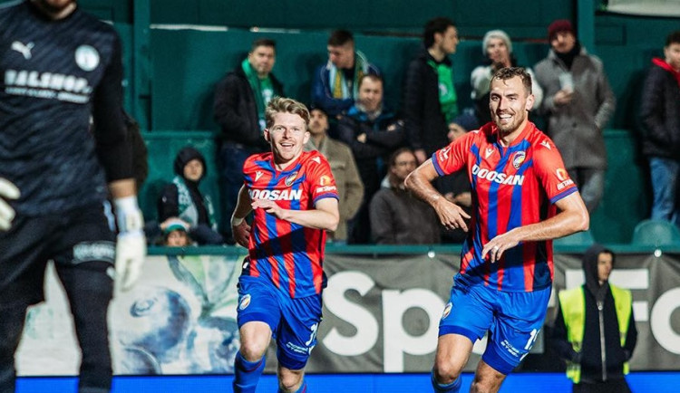 Fotbalisté Plzně vyhráli na půdě Bohemians 1905 a upevnili si třetí místo v lize.