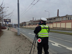 Při kontrolní akci se policisté zaměřili na rychlost a na linkové autobusy