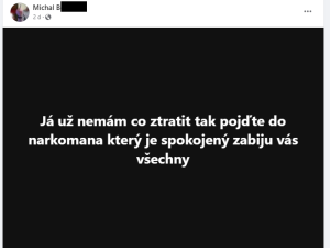 VIDEO: Muž, který vyhrožoval střelbou do lidí, měl doma ruční protitankový granátomet