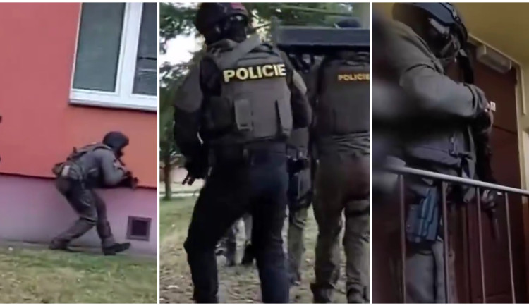 VIDEO: Muž, který vyhrožoval střelbou do lidí, měl doma protitankový granátomet