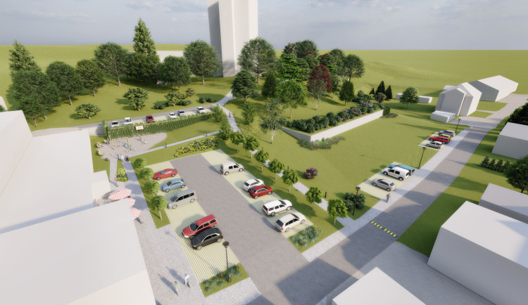 Zanedbaný prostor za sídlištěm chtějí v Hrádku přeměnit v park s tůní