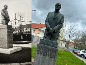 První posmrtná socha bývalého předsedy československé vlády Antonína Švehly měla pohnutý osud