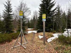 Cesta k přechodu Modrý sloup je teď uzavřena i z německé strany