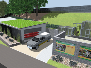 Vizualizace modernizace a rozšíření záchranné stanice