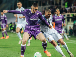 Fotbalisté Plzně prohráli s Fiorentinou v oslabení 0:2 po prodloužení