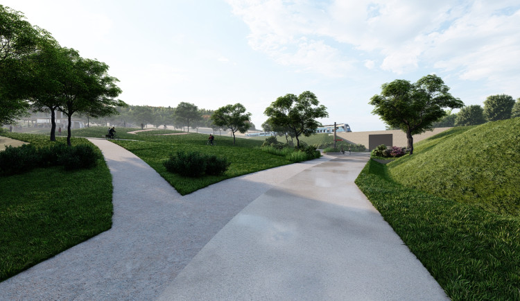 Vizualizace sportovně relaxačního areálu