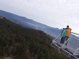 Z rozhledny je úchvatný výhled