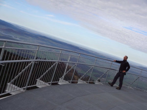 Z rozhledny je úchvatný výhled