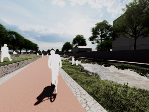 Město chce projekt protipovodňových opatření spojit s vybudováním cyklostezky podél vodních toků