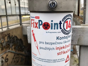 Na pěti místech v Plzni můžete potkat speciální kontejnery na použité injekční stříkačky.