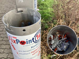 Na pěti místech v Plzni můžete potkat speciální kontejnery na použité injekční stříkačky.