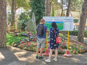 Květinová instalace plzeňských zahradníků zdobí italské přímořské letovisko Cervia