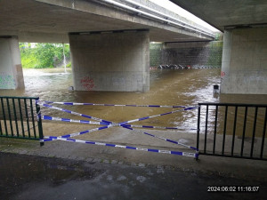 Z koryt se rozlévají i plzeňské řeky