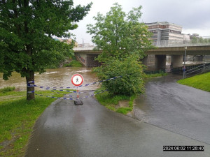 Z koryt se rozlévají i plzeňské řeky