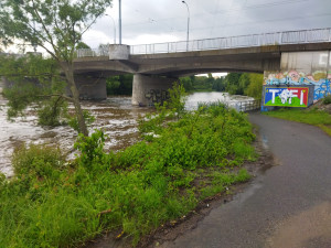 Z koryt se rozlévají i plzeňské řeky