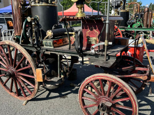 Na jednom místě se potkaly unikátní parní stříkačky z přelomu 19. a 20. století. Ze setkání je zápas do knihy rekordů