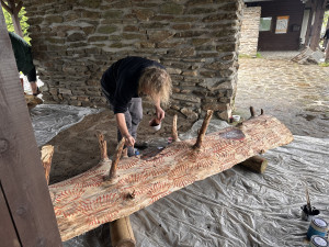 Jeden kmen pomaloval i ředitel národního parku Pavel Hubený