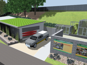 Vizualizace rekonstrukce a rozšíření záchranné stanice