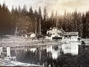 Jedna z nejstarších fotografií slavné výletní restaurace