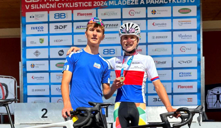 Dvě zlata a stříbro. Talentovaní cyklisté z Olomouce zazářili na republikových šampionátech