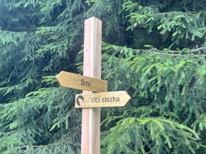 Návštěvníci Šumavy mohou vyrazit na novou zážitkovou trasu. Projdou mýtinou, lesem i přes brod