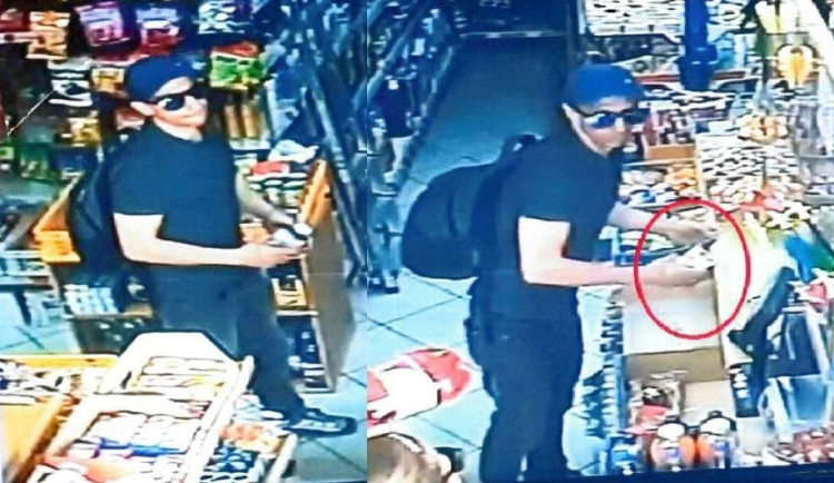 Policie pátrá po totožnosti muže v souvislosti s případem odcizené platební karty, kterou používal v obchodech