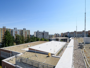 Základní škola se může pyšnit jednou z největších zelených střech. Město vyšla její rekonstrukce na 49 milionů
