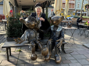 Lea Vivot byla u instalace svého opraveného díla