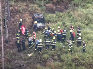 Transport zachráněného muže